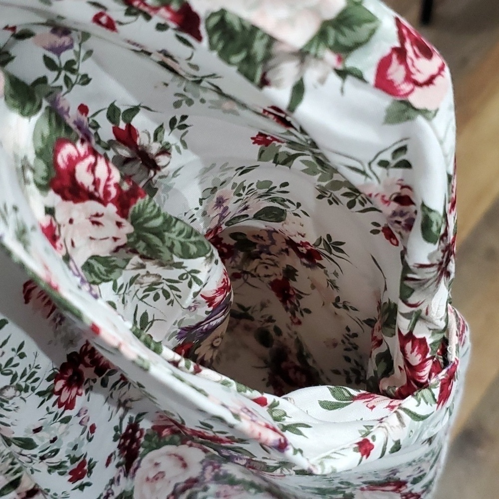 Brooks brothers vintage floral rayon lightweight pocketed skirt - Picture 7 of 7
